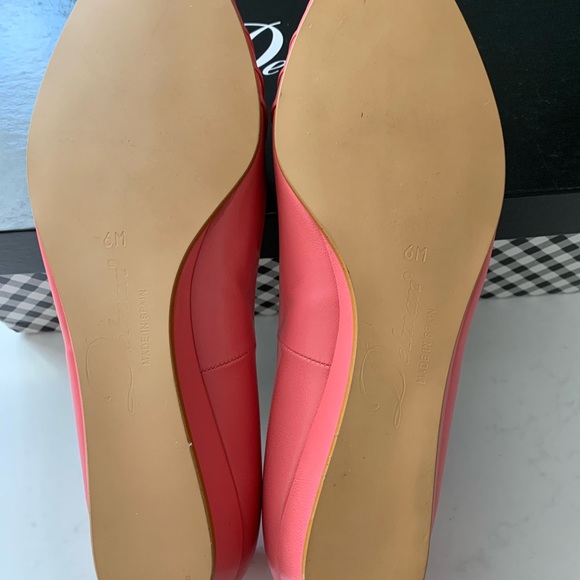 Authentic Delman Valera Flamingo Flats Sz 6 - Picture 5 of 8